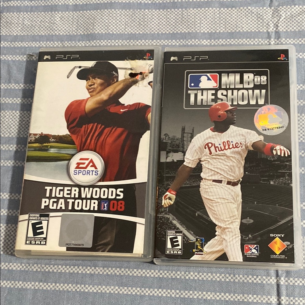 Tiger Woods PGA Tour 08 for PSP - Red and White